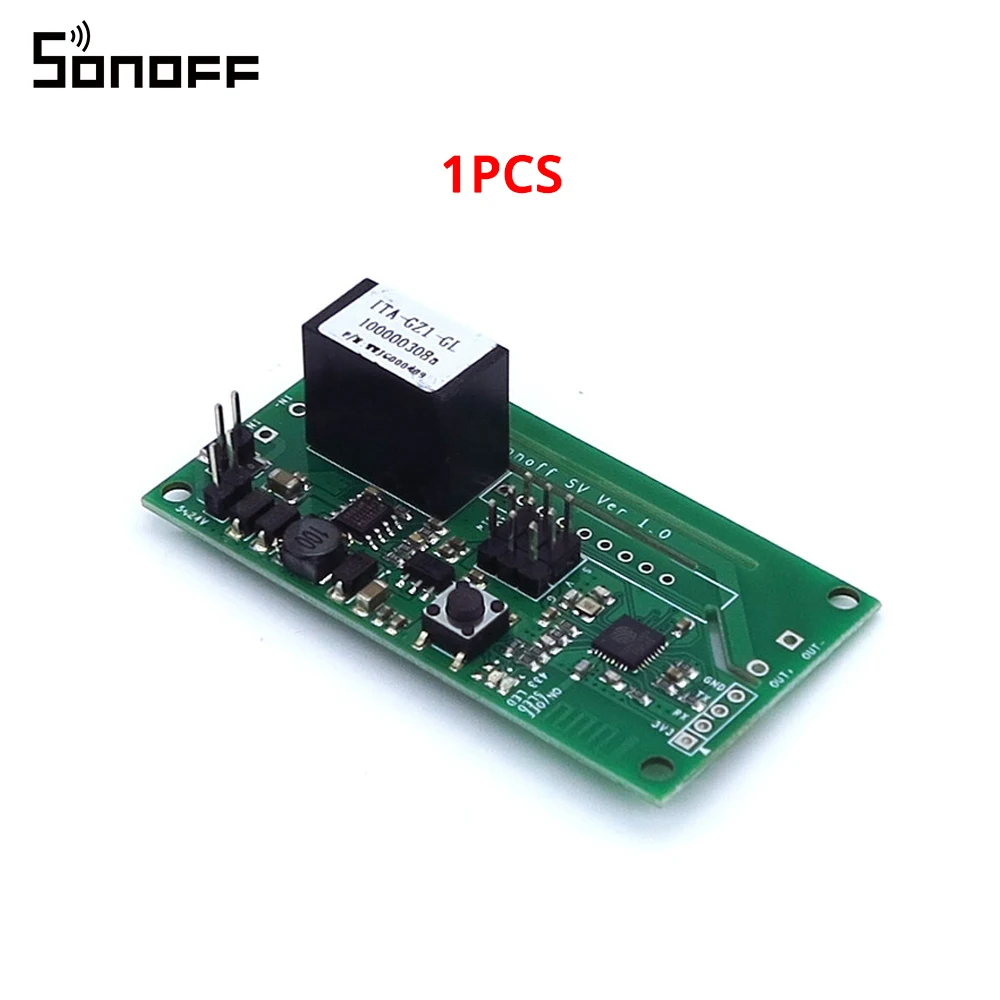 Itead Sonoff SV WiFi Smart Switchi ohutu pinge WiFi Wireless Switch Nutikas kodumoodul tugi Teisene arendustöö Alexa