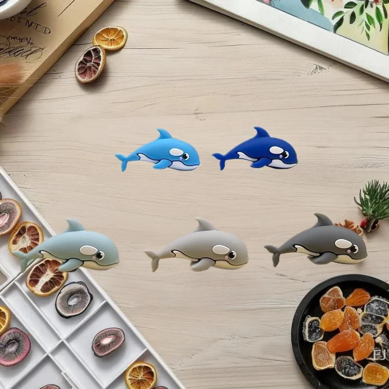 

Expand Your Craft Kit with 4Pcs 3D Whale Beads for Keychains, Phone Lanyards, and Beaded Bracelets Making.
