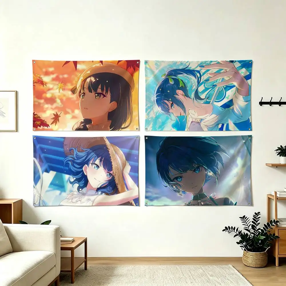P-Project SEKAI H-Haruka Kiritani Flag Suitable For Party Club Outdoor Interior Wall Decoration Banner Fans Gift