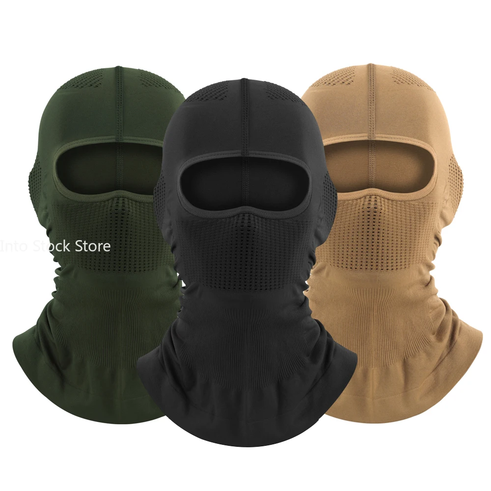 Balaclava respirável de alta elasticidade, chapéu para ciclismo, máscara facial completa, esportes ao ar livre, esqui, motocicleta, cachecol, capacete, boné interno
