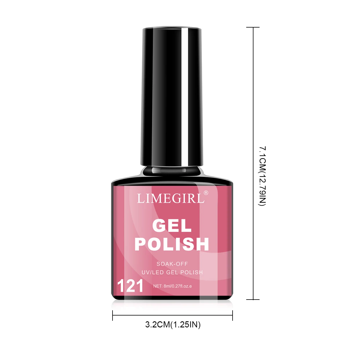 LIMEGIRL 4色ジェルネイルポリッシュキット 8ml グリッターピンク セミパーマネント UV LED ソーキングジェル マニキュアセット ネイルアートデザイン
