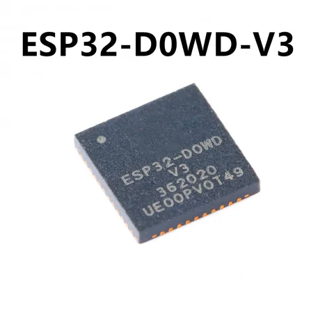 100% Brand New Original & Authentic ESP32-D0WD-V3 SMD QFN-48 Single-chip with integrated 2.4 GHz Wi-Fi and Bluetooth dual-mode