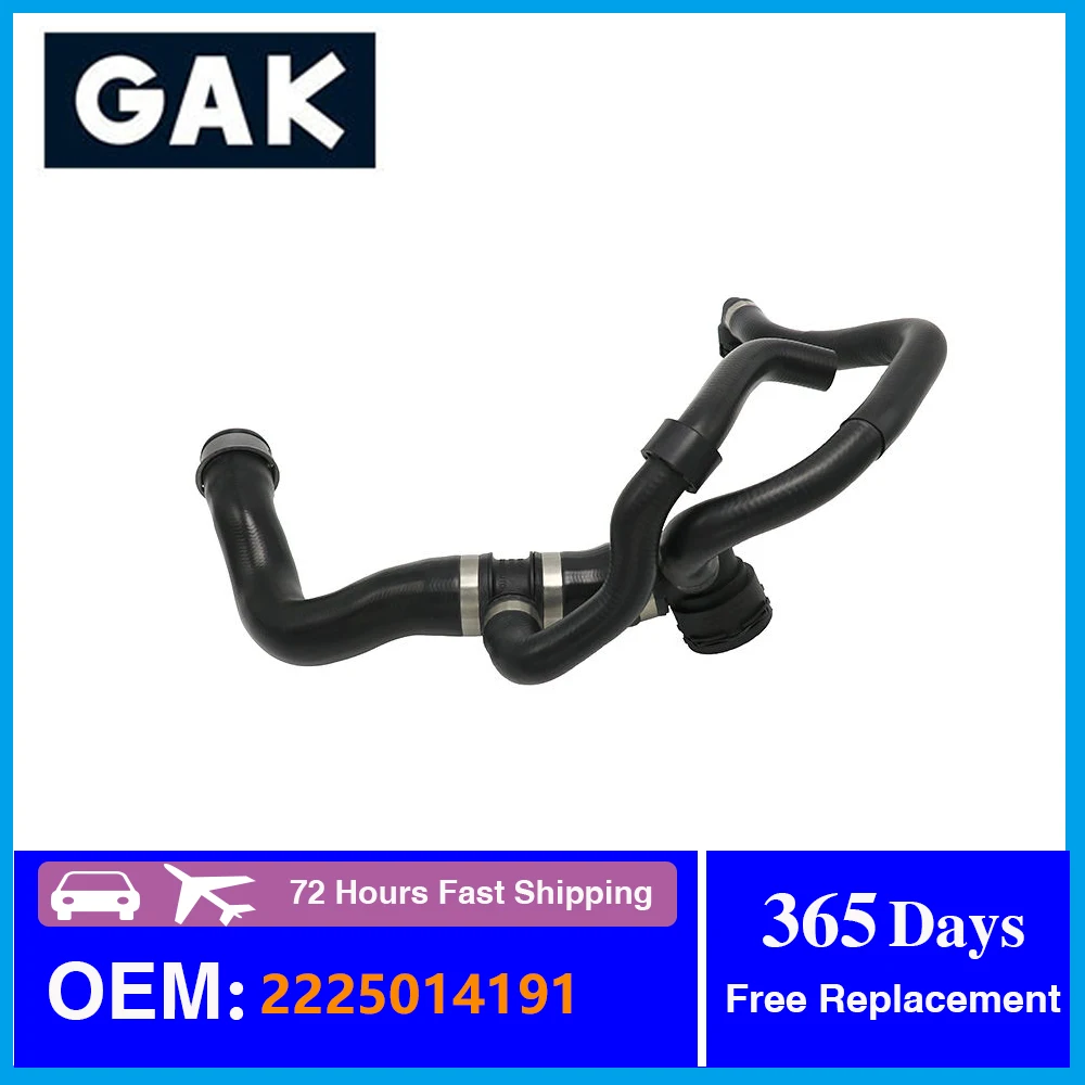 

GAK Brand A2225014191 Radiator Water Hose Pipe 2225014191 For Mercedes Benz S500 500 4-MATIC Coolant Liquid Hose Radiator Lower