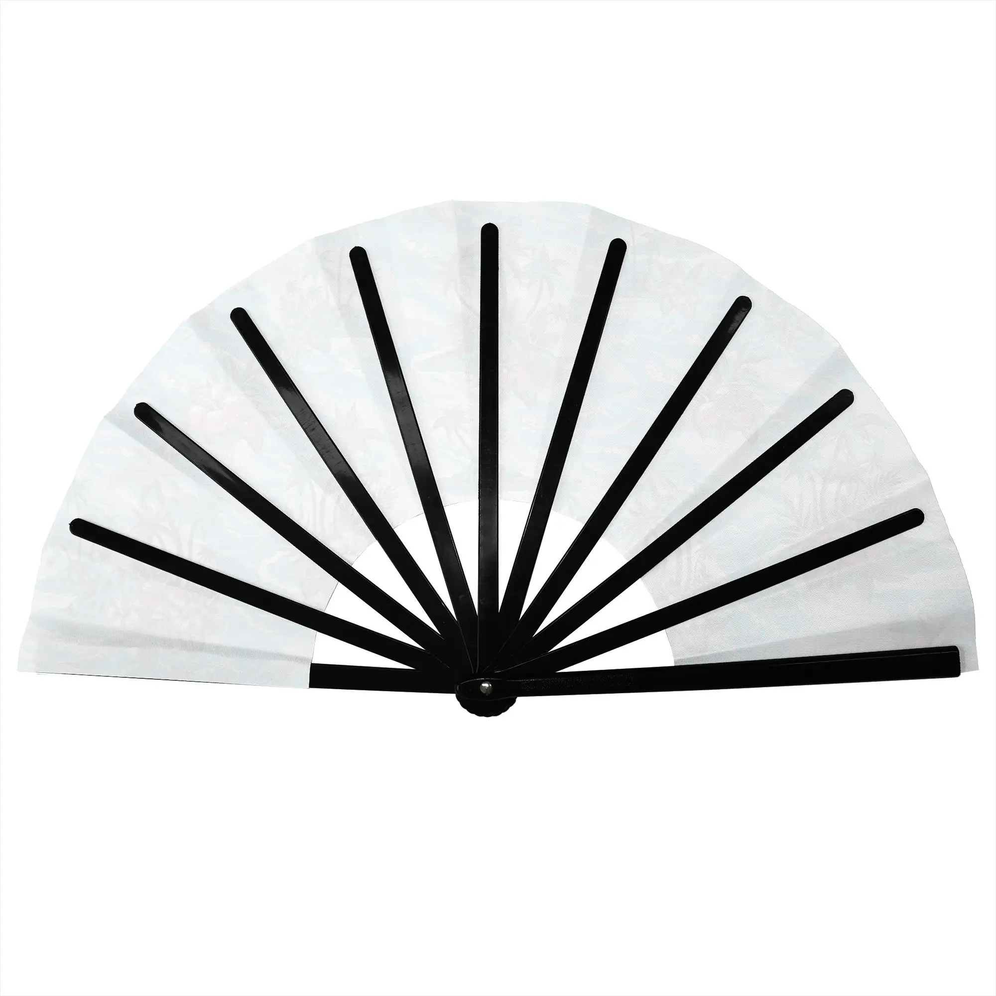 Personalised  Hawaiian Flower Beach   Sea Wave Promotional Gift Hand Fan Wedding  Durable Folding Fans Novelty Bulk Pack Fan