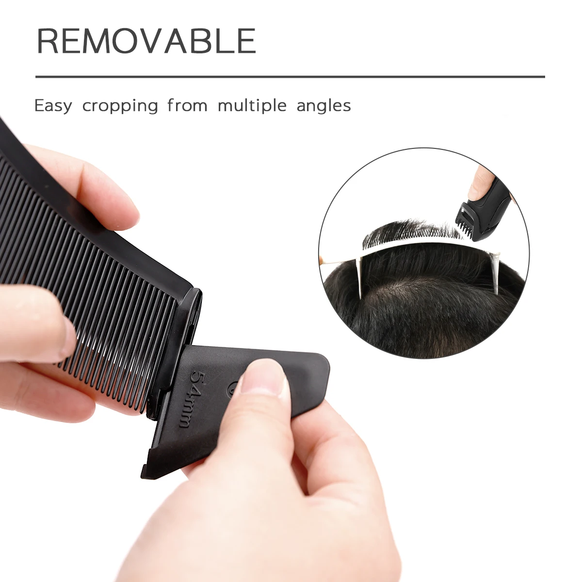 New Curved Positioning Comb Heat-resistant Haircut Clipper Blending Comb For Professional Salon Barber Hairdresser Tools