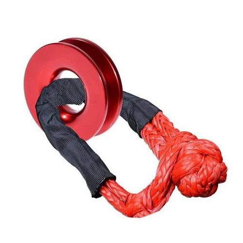 Accesorios de 41000lb para camión, cabrestante de remolque ATV, anillo de recuperación duradero para SUV, polea de enganche UTV, correas de árbol, grillete suave para carretera 4X4