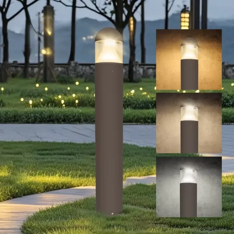 Outdoor LED Garden Lawn Light Aluminum Alloy Landscape Lamp for Villa Courtyard Grass Pathway Decoration Waterproof Post