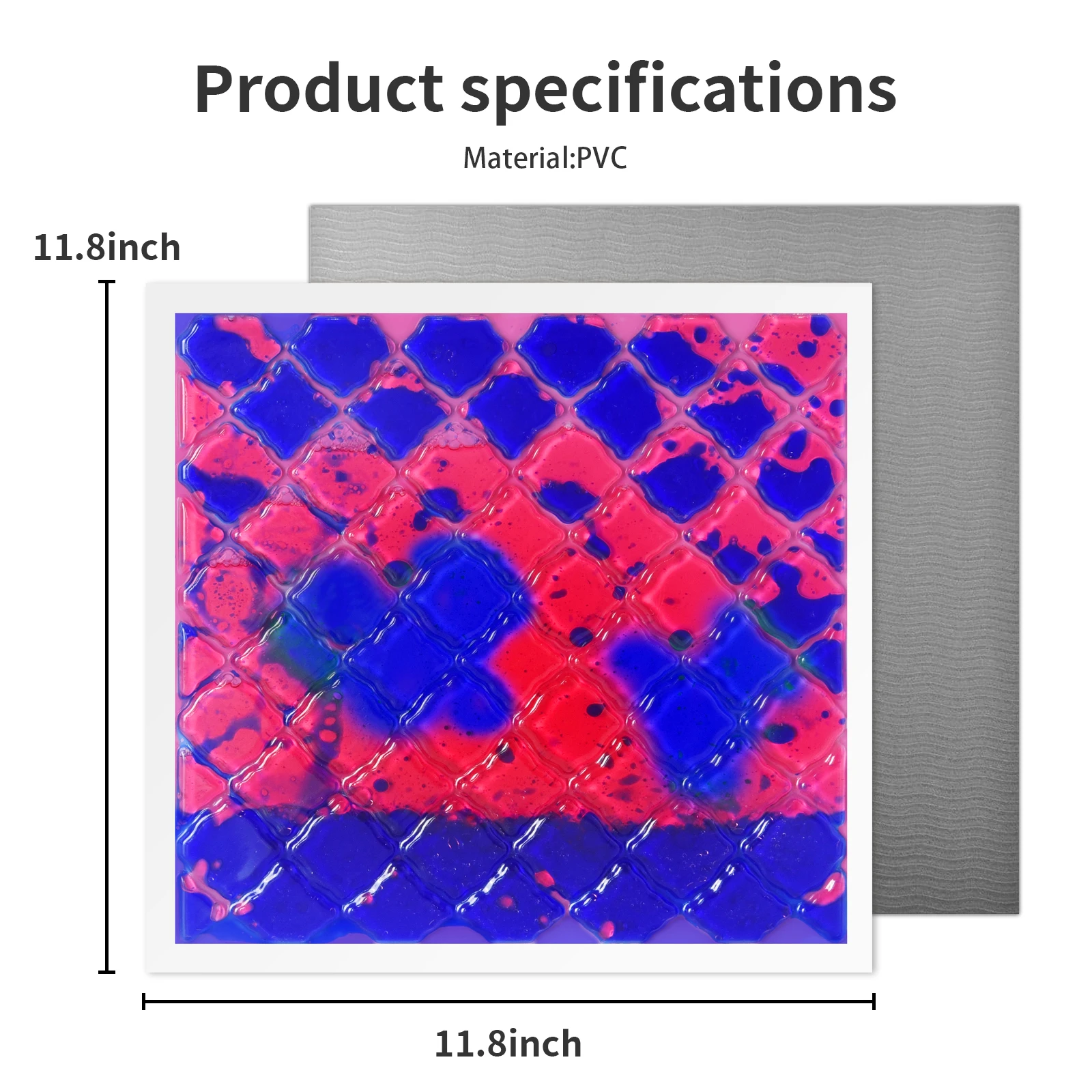 Dipingi piastrelle sensoriali per bambini, piastrelle colorate sensoriali per giochi immaginativi nei cortili, 6 pezzi