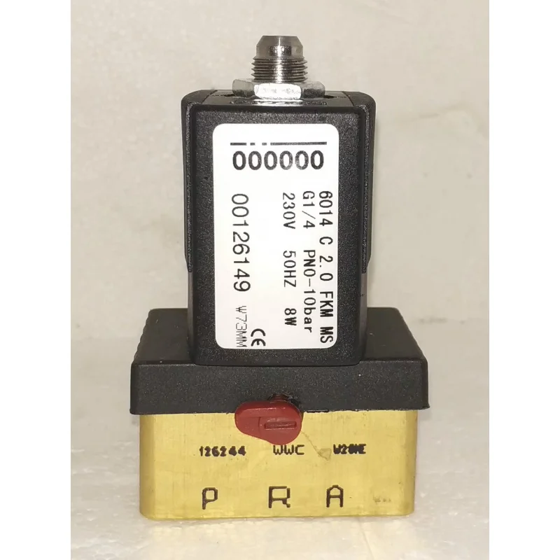 1 ชิ้นสําหรับวาล์วขดลวดแม่เหล็กไฟฟ้า 6014 C 2.0 00126149 00125349 เครื่องอัดอากาศ 6014
