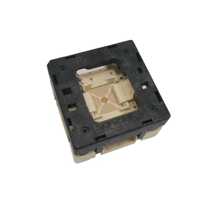 QFN88-0.4 Lower Pressure Aging Socket QFN88-0.4 Chip Socket 10x10mm Burning Socket Test Socket