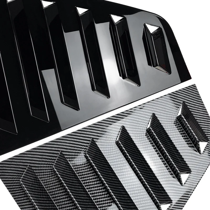 For VW Accessories Golf 6 MK6 GTI R GTD 2008-2012 Car Rear Side Window Louver Air Vents Windshield Decoration Cover
