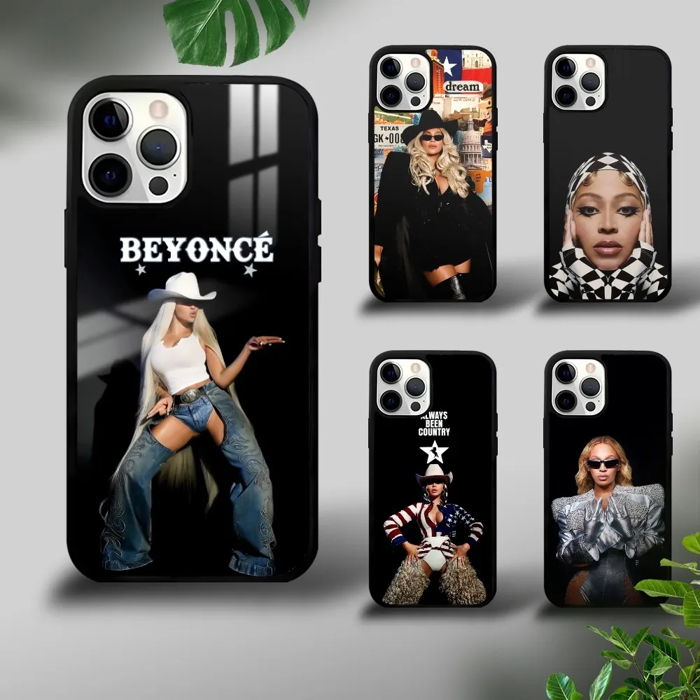 B-beyO-onces Pop Singer Phone Case For iPhone 16 15 14 13 12 11 Pro Xs Max Mini Plus Celulares Hard Funda