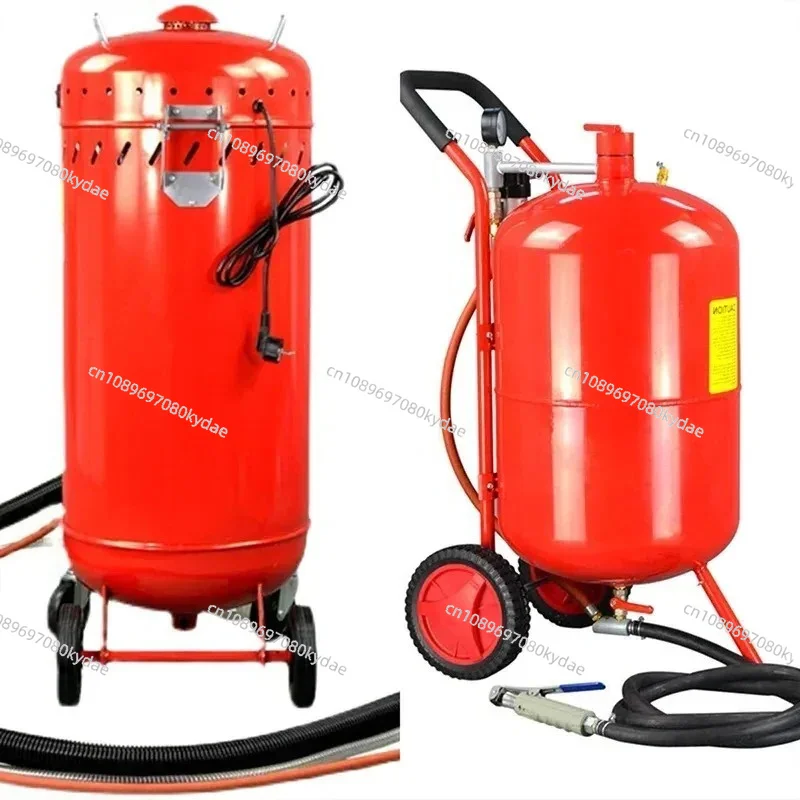 20 Gallon Pneumatic Sandblast Pot For Metal Derusting Polishing Auto Restoration Workshop Equipment