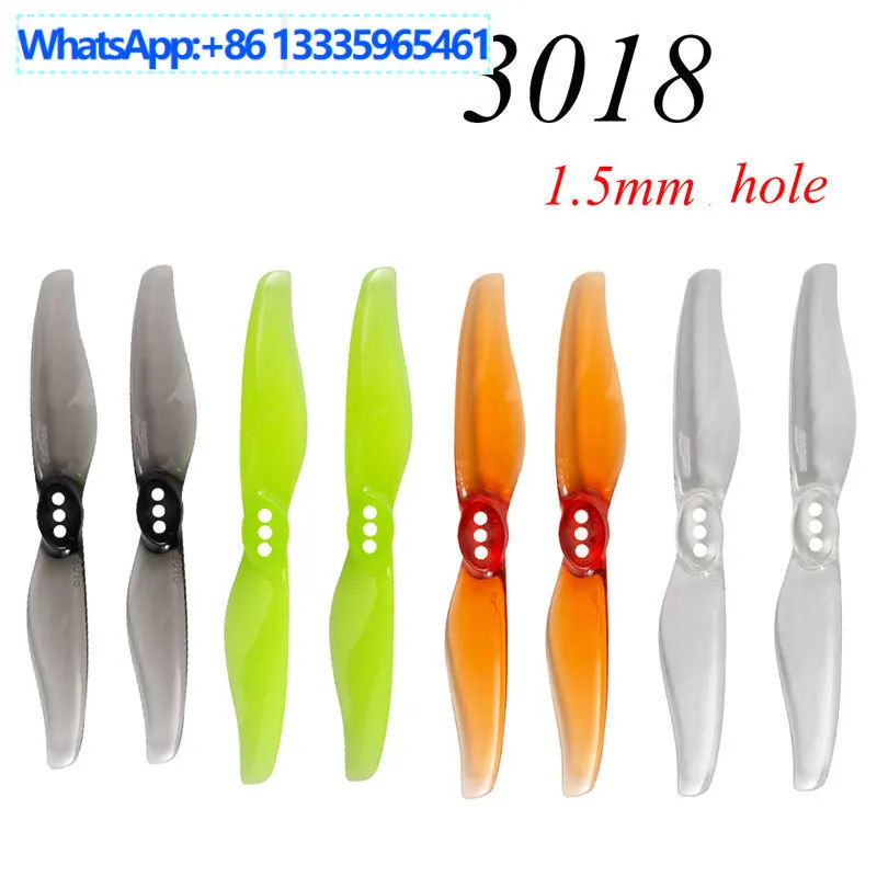 Gemfan Qianfeng Toothpick 3018 3 inch two-leaf toothpick machine propeller blade 1204 1303 motor