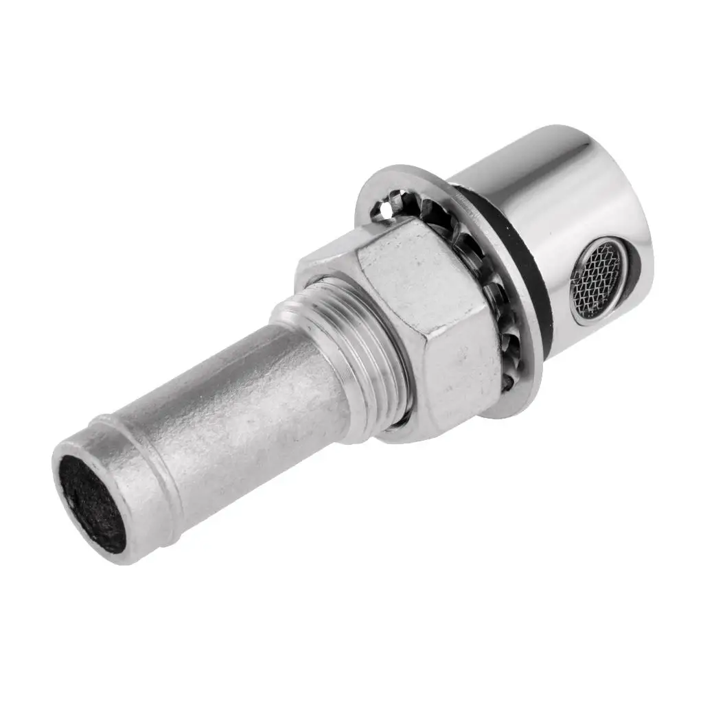 316 Stainless Steel Boat Fuel Breather Vent Marine-grade Gas Tank Vent for Truck Caravan Automotive