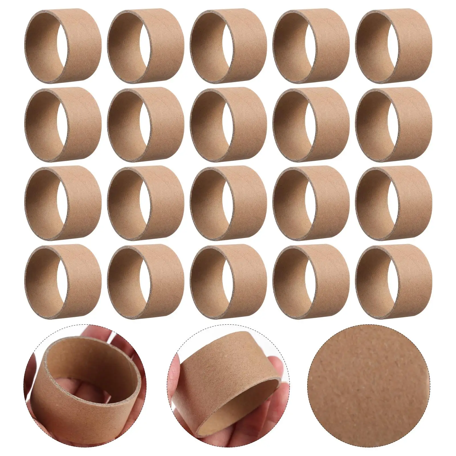 20 Pcs Painting Paper Tube DIY Cardboard Thick Drawing Paperboard Round Tubes Scroll Toddler