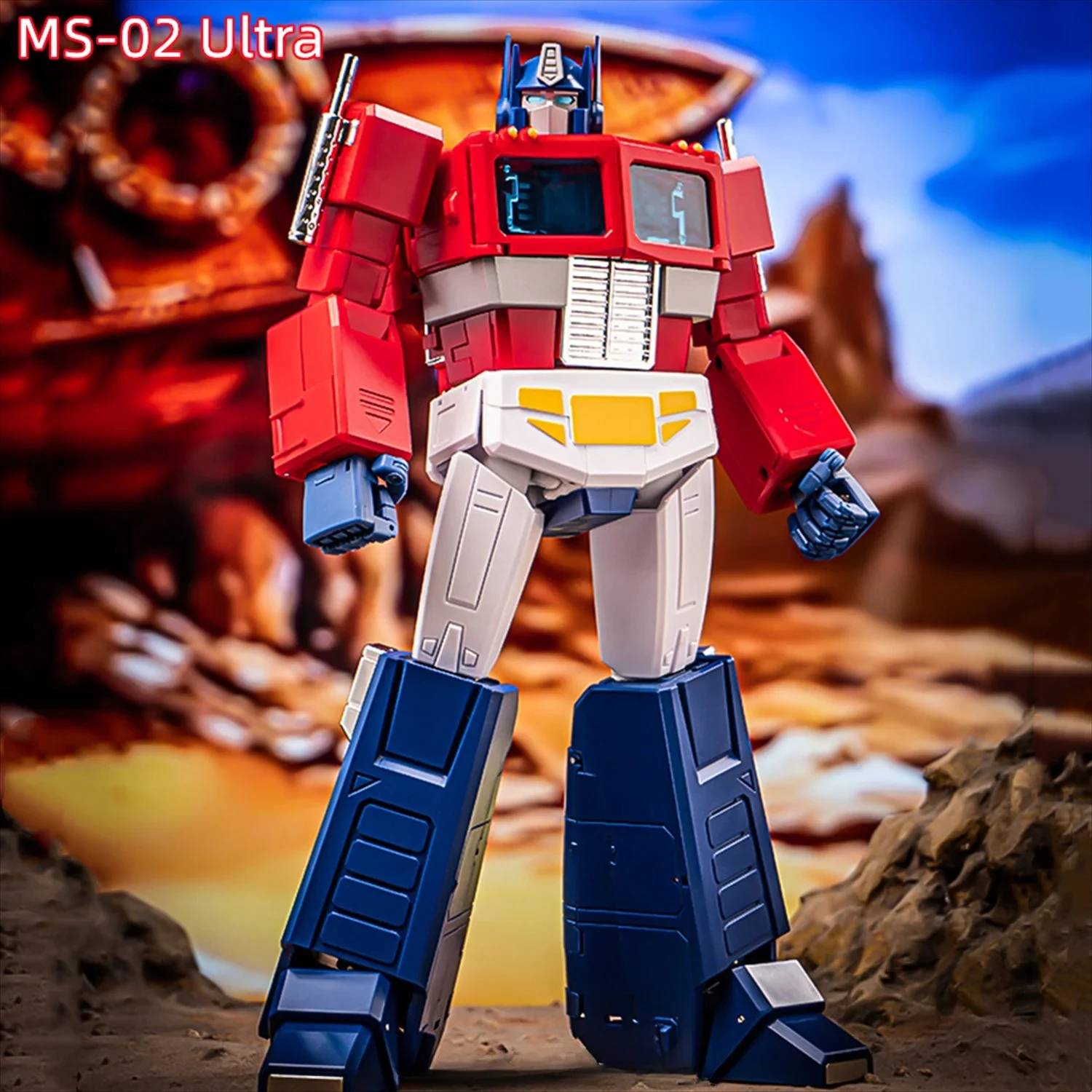 [Auf Lager] Quadratische MS-TOYS MS-02U MS02U Super 2.0 Version OP Leader MP Scale Actionfigur mit Box – Geburtstagsgeschenk