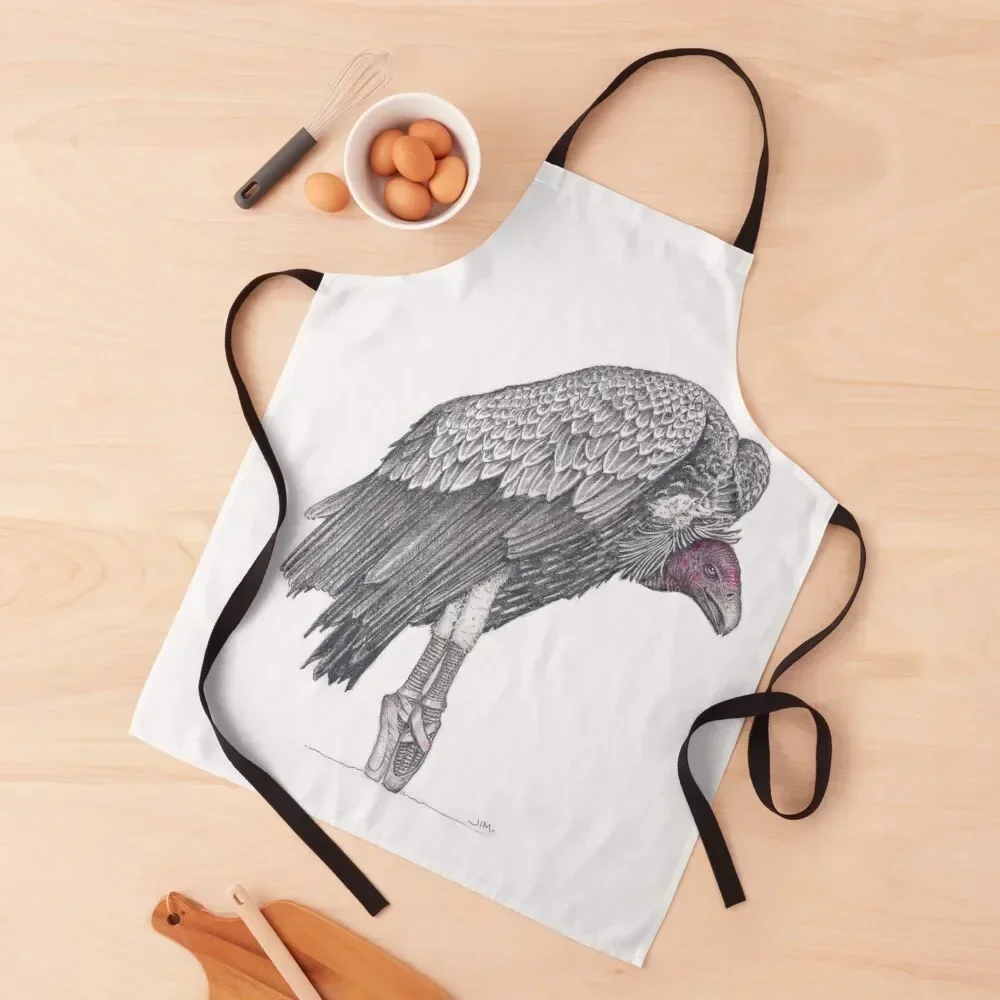 

Vulture in toe shoes Apron Kitchen on the wall Kitchenware For Man Waterproof Kitchen For Women Apron