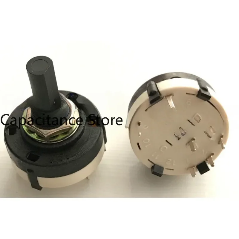 

5PCS SR2612F rotary , 1 pole, 3 gear band switch, audio and switching