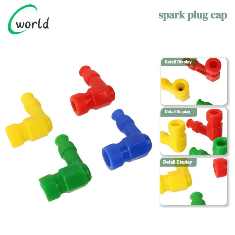 

90Degree Spark Plug Cap Boot Silicone Waterproof Non Resistor Unisersal Caps For Motorcycle Dirt Pit Bike Scooter ATV Buggy Quad