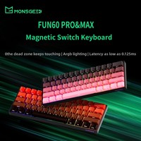 Akko MonsGeek FUN60 Keyboard Magnetic Switch Machanical Keyboard 60% Esports Gaming Keyboards Rapid Trigger 8K Custom Keyboard