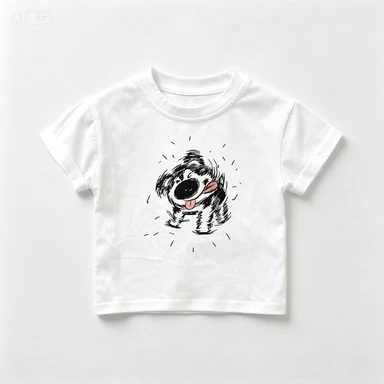 2026 Duck T-shirt Children's And Boys' Clothing White Short Sleeved T-shirt Summer Children's Clothing Baby Top