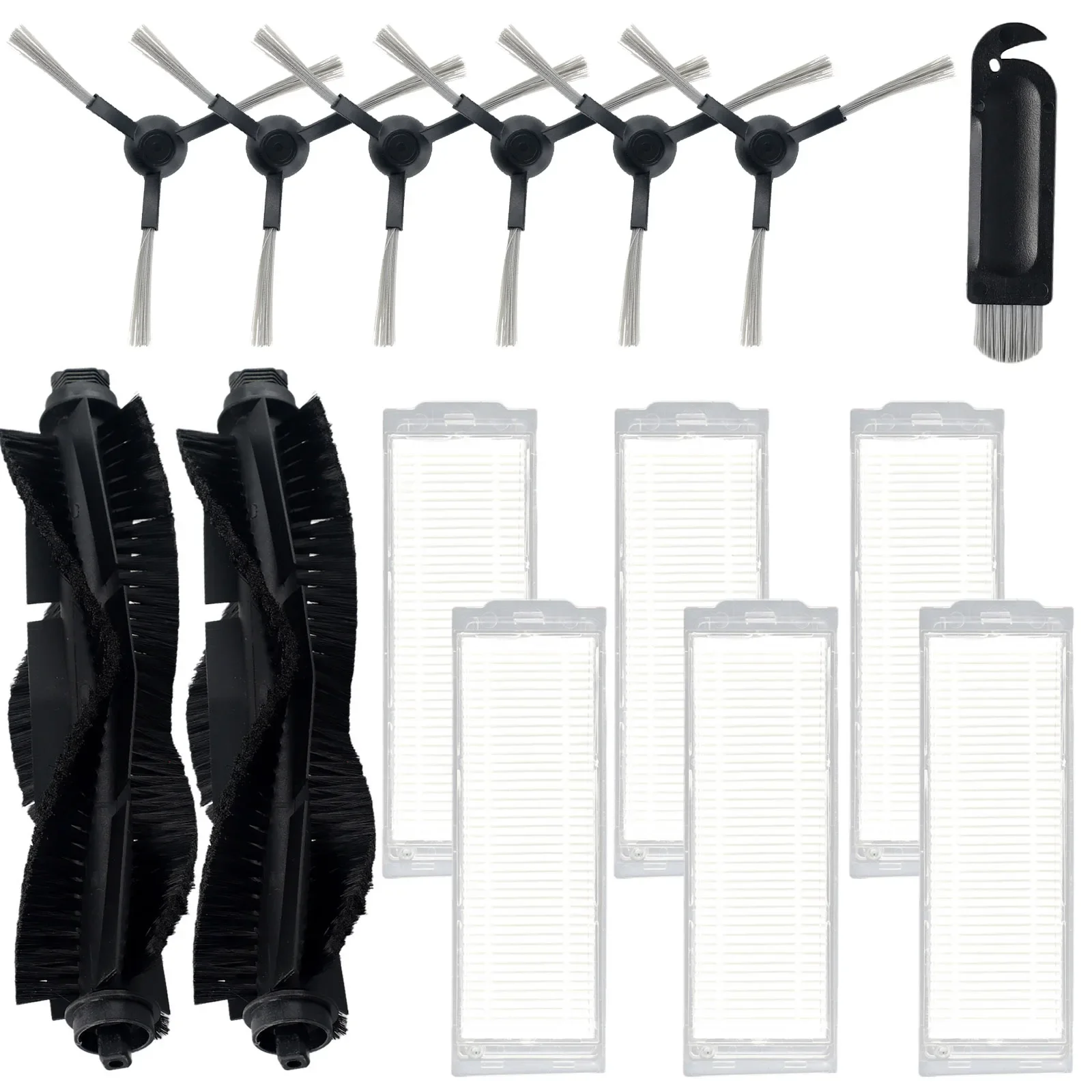 

Удобные запасные части для робота-пылесоса WYZE WVCR200S 2, основная роликовая щетка 6, боковая щетка, 6 фильтров