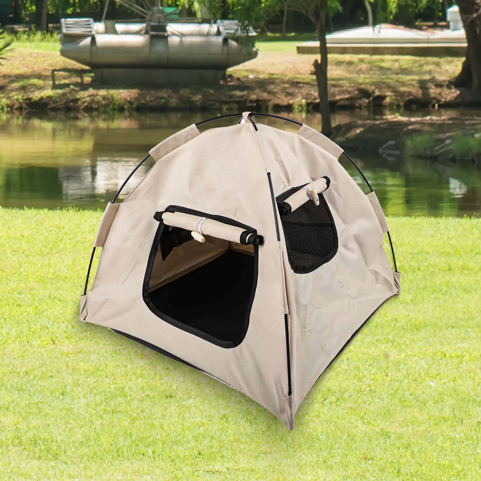 40*40*38cm Breathable Cat Tent Breathable Pet House Indoor Pet House Windproof Material Easy Assembly Waterproof Oxford Cloth