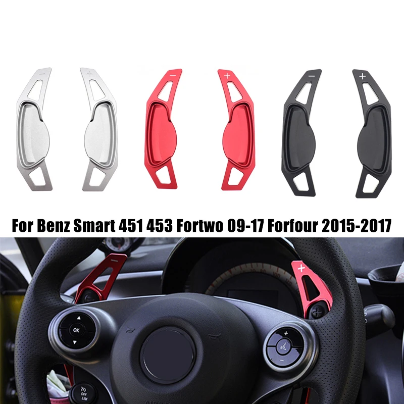 

2 шт., автомобильные наклейки на руль для Benz Smart 451 453 для Two 09-17 Forfour 2015-2017