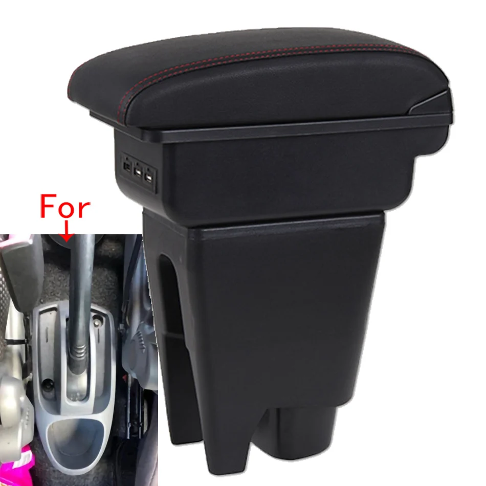 For Citroen C1 Armrest Box For Peugeot 107 Toyota Aygo BJ Armrest Car Accessories Store box Interior detail Simple installation