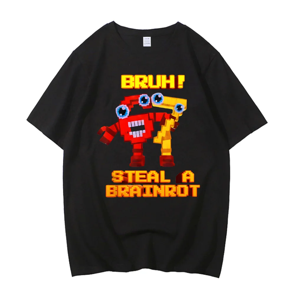 تي شيرت قطني عالي الجودة 67 Six Seven مضحك إيطالي Brainrot للأولاد موضة الألعاب ميمي تي شيرت Gamer Gen Alpha Slang Saying تي شيرت