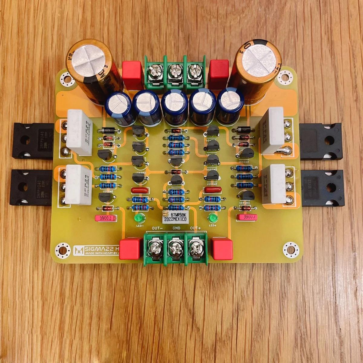 SIGMA22 +/-35V To 80V Dual‑Rail DC High Power Linear Power Supply Board For Amp