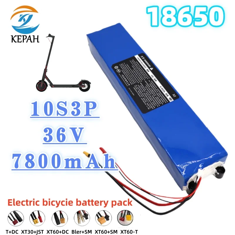 NEW 36V 7800mAH Suitable for M365 Pro Dedicated 18650 Lithium-Ion Battery Pack, with a Range of 30 Kilometers, Communication, Wa
