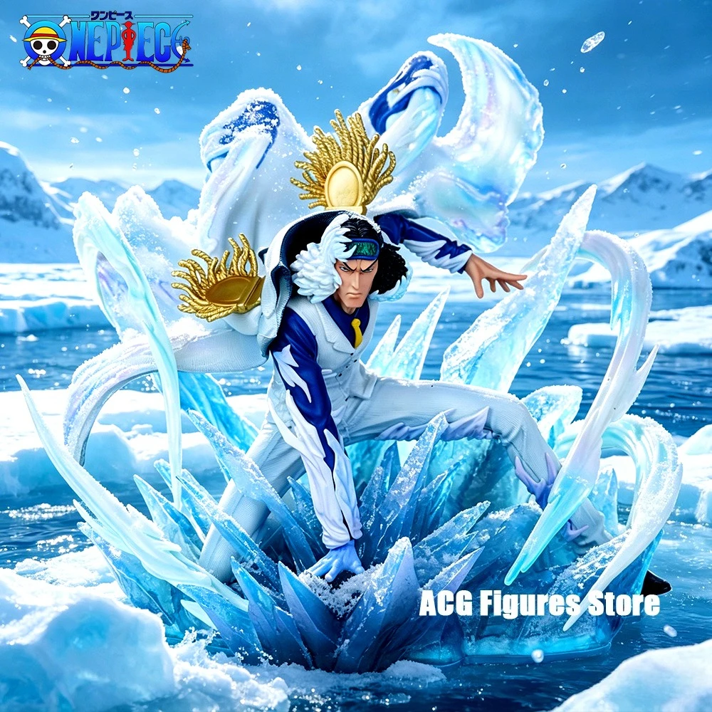 25.5cm/10.04in Anime ONE PIECE Figure Kuzan Action Figures Pvc Statue Desktop Ornamen Collection Model Toys Gifts
