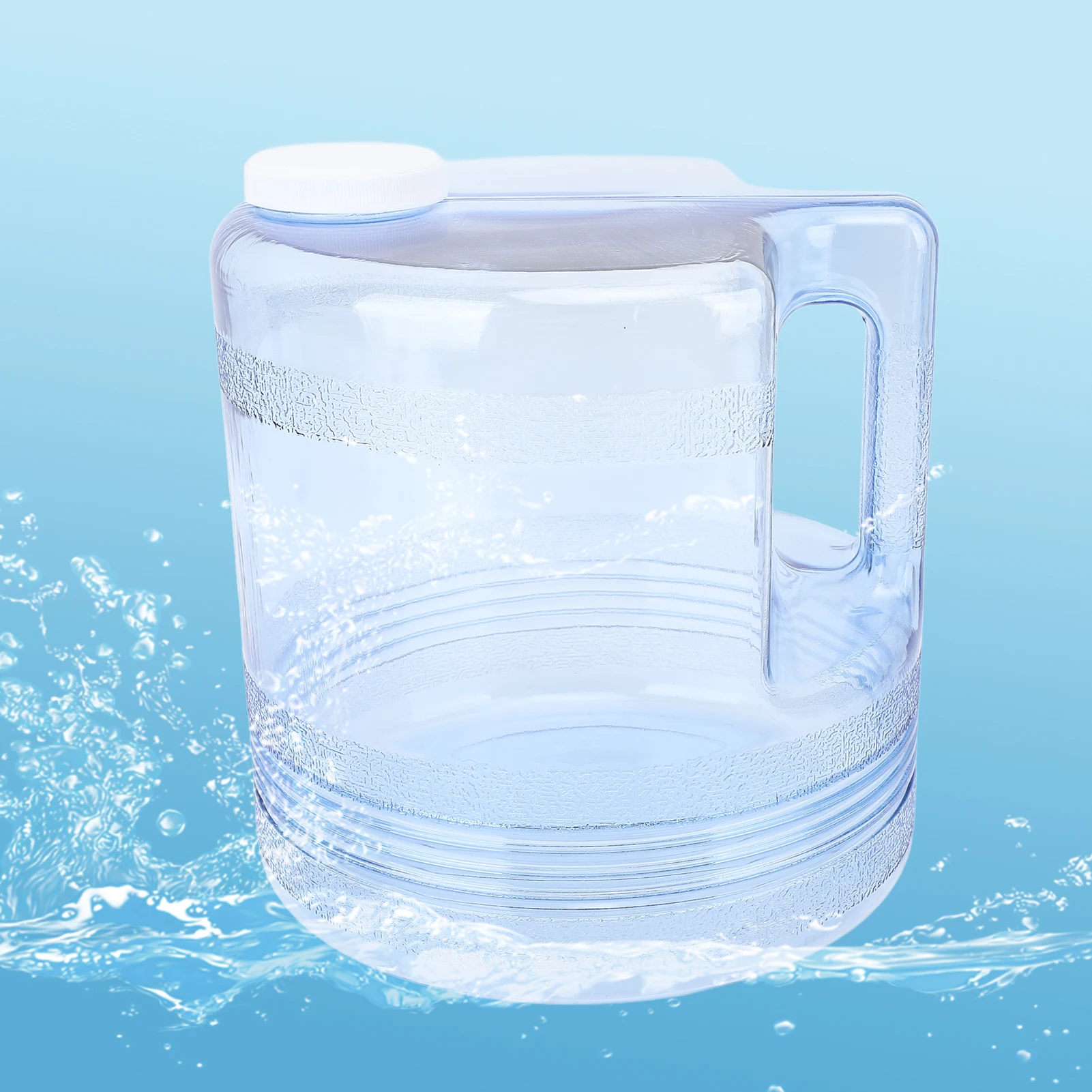 Replacement Distilled Water Bottle High Applicability 4L Capacity Distiller Water Container Tough PP for Countertop Distillers