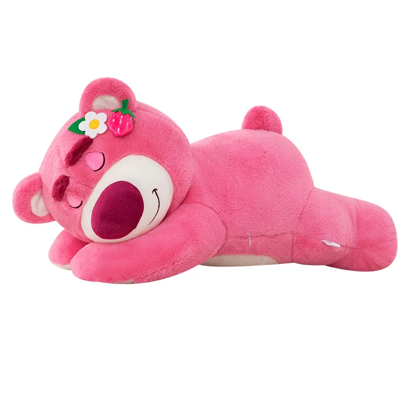 90 centimetri Disney Kawaii Lotso Peluche Rosa Strisciante Orsetto Farcito Bambola Regalo Di Compleanno per I Bambini Orso Fragola Carino Peluche giocattolo