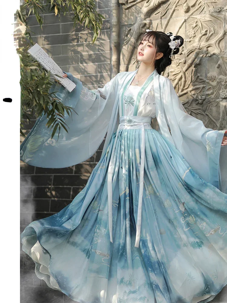 New Chinese Traditional Costume Hanfu Female Princess Fairy Skirt Elegant Fashion Trend Girl Asian Retro Dress Cosplay