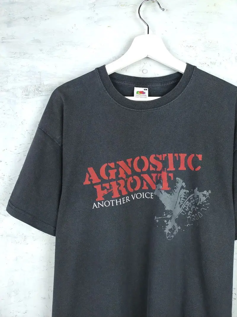 Agnostic Front Another Voice Hard Core Punk Retro Classic T-shirt Reprint KH4608