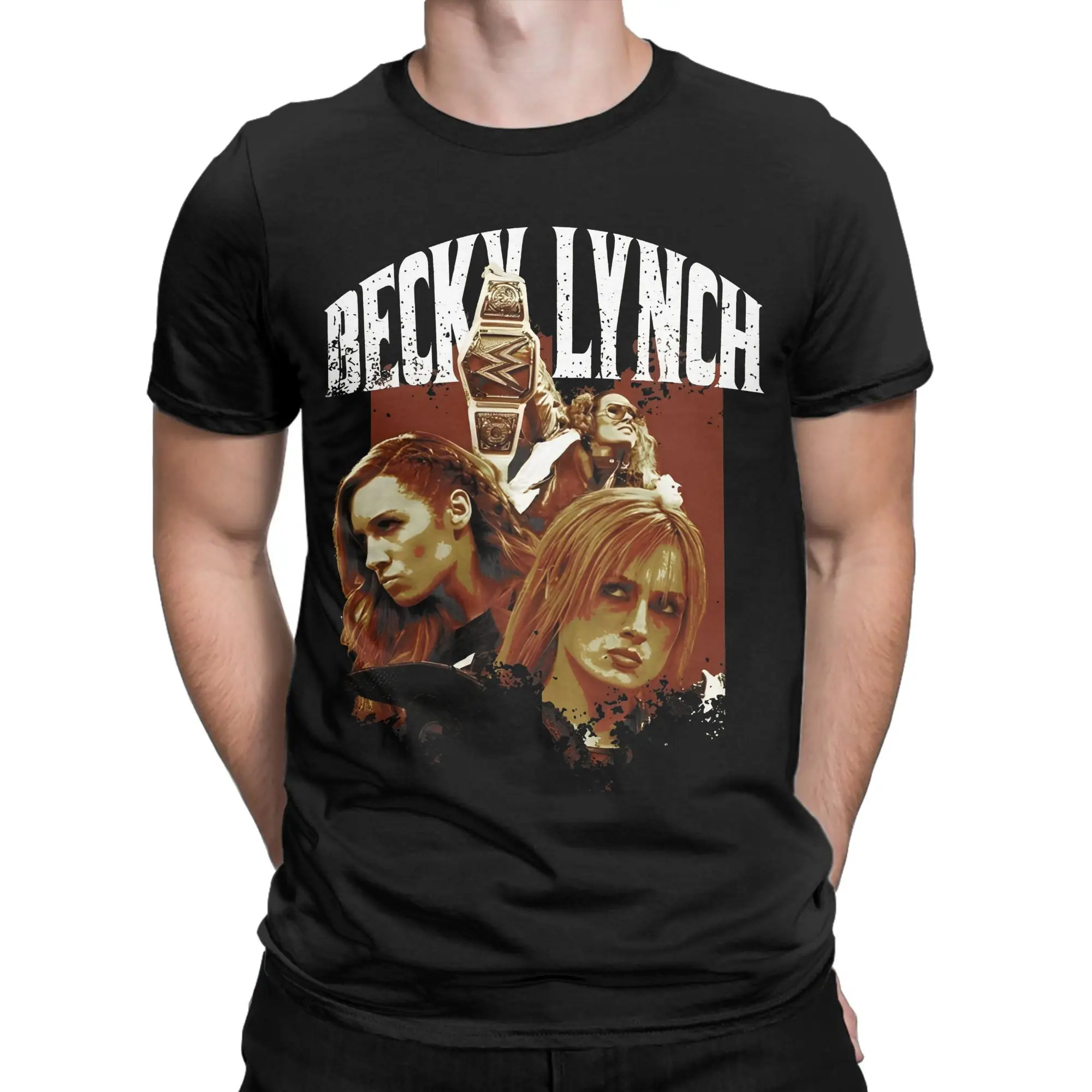 

Becky Lynch Wrestling Wrestler Graphic Print T Shirt Men Women Cotton Tee Shirt Clothes
