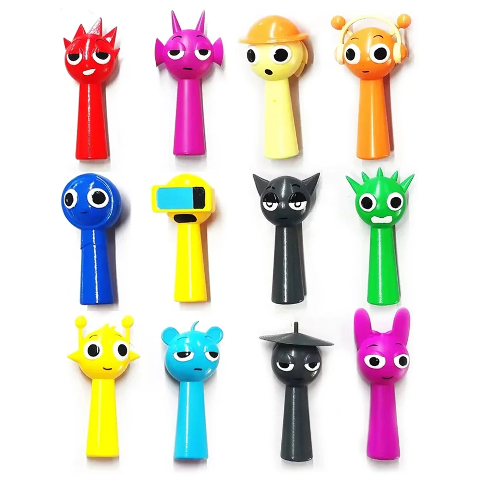 Hot 12pcs/set Sprunki Figures Mode Toys Sprunki Incredibox Action Figures Sprunki Game Cartoon Birthday Gifts Christmas Gift