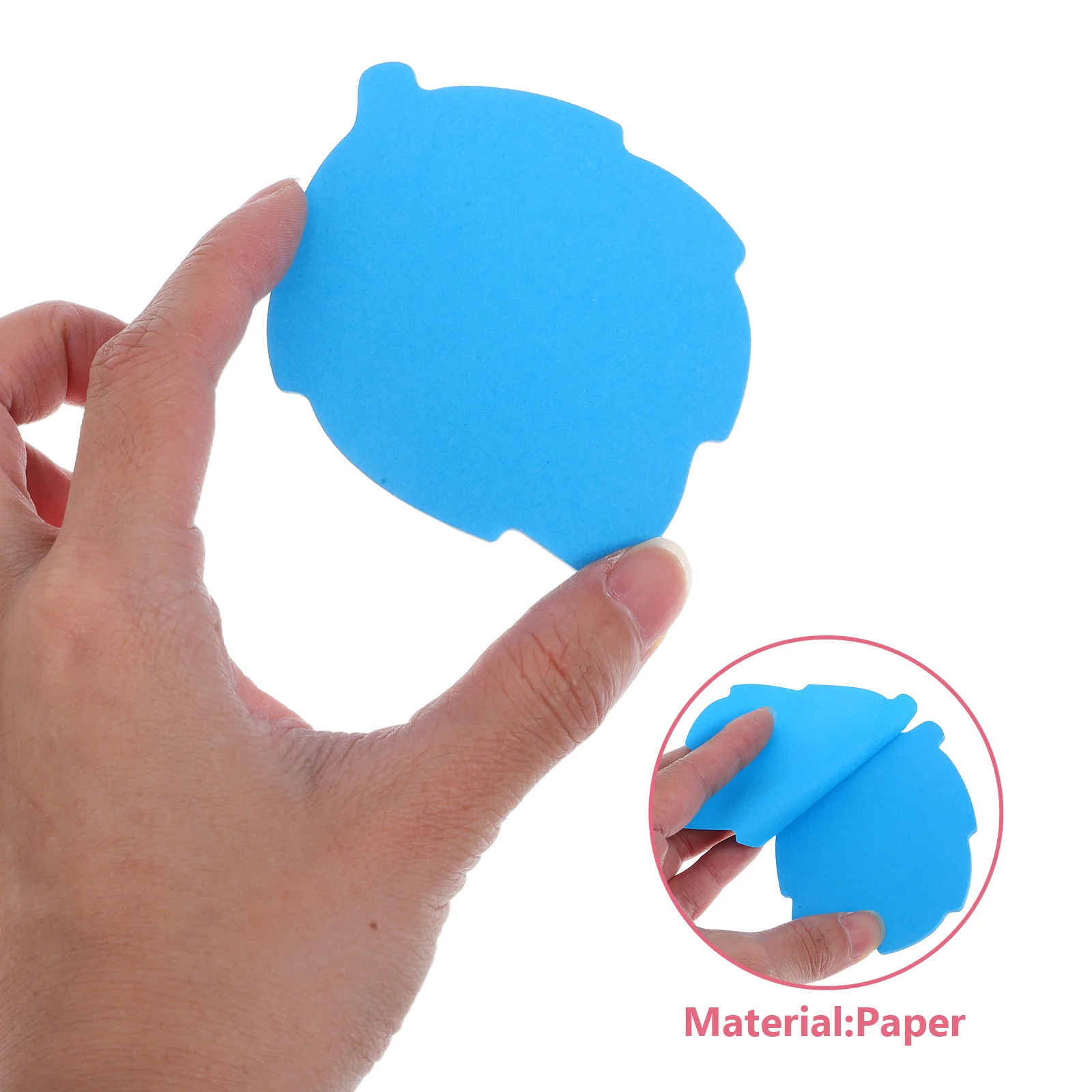 16 قطعة أوراق شكل مذكرة ذاتية اللصق ملاحظات ألوان الفلورسنت الساطعة منصات لاصقة قابلة للإزالة لمكتب المدرسة المنزل المفكرة الصغيرة #6