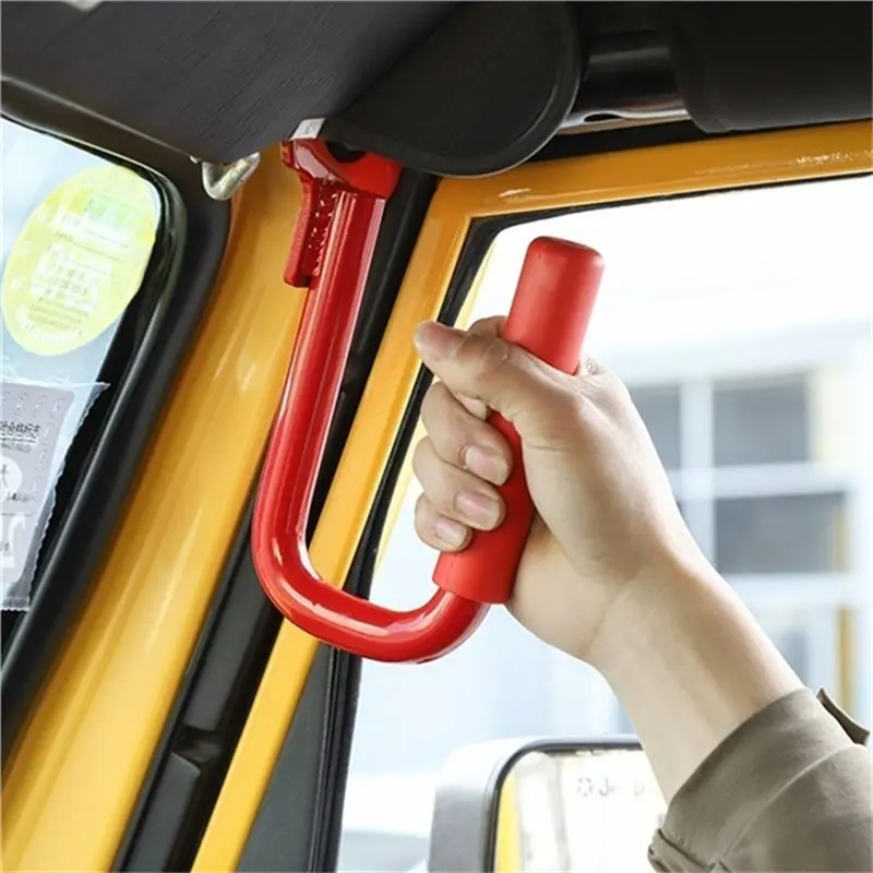 ABXN-For Jeep Wrangler TJ 1997-2006 Compatible Front Grab Handles Steel Safety Handle