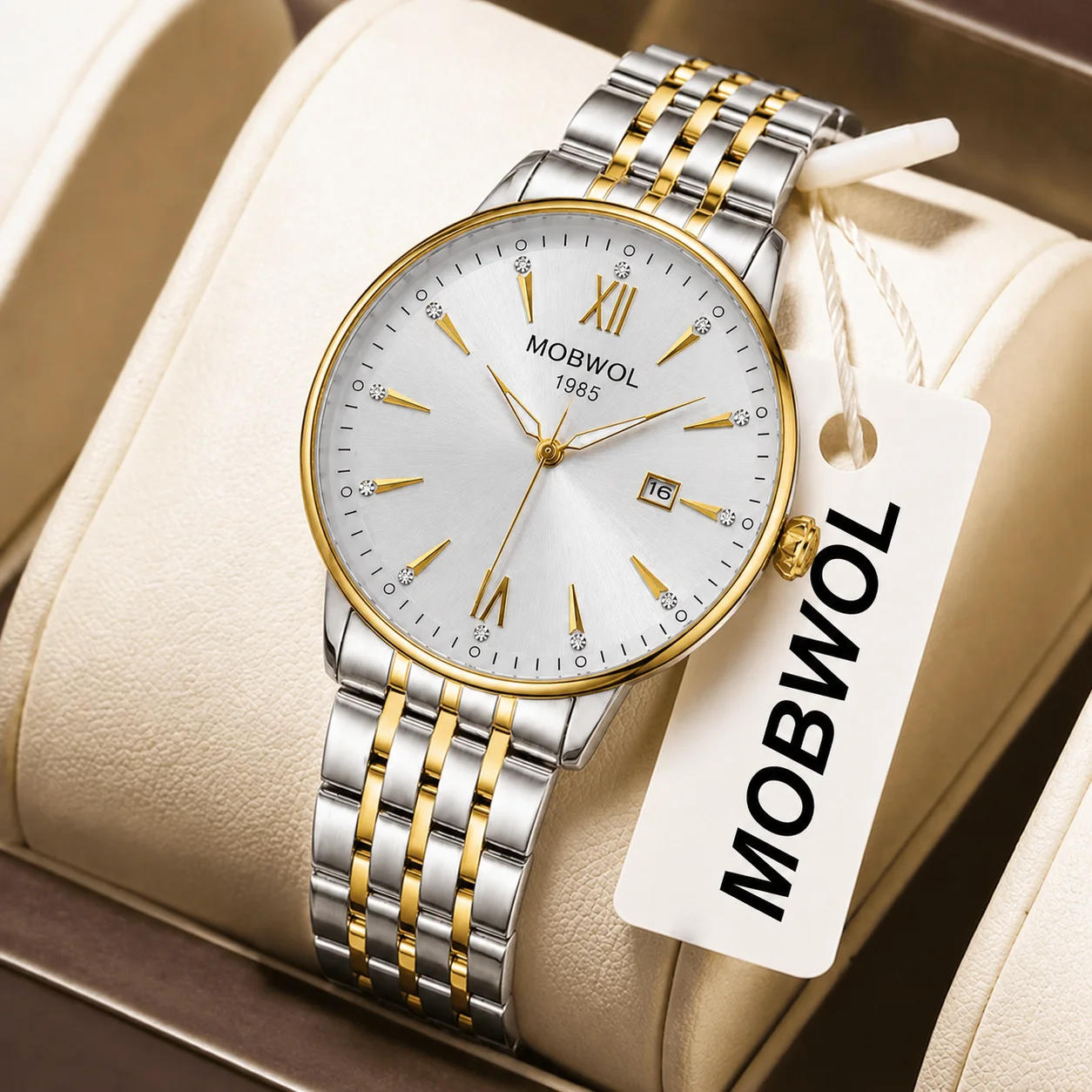 MOBWOL Fashion Luxury Business – Smartwatch Premium Watches For Men recenzja i cena