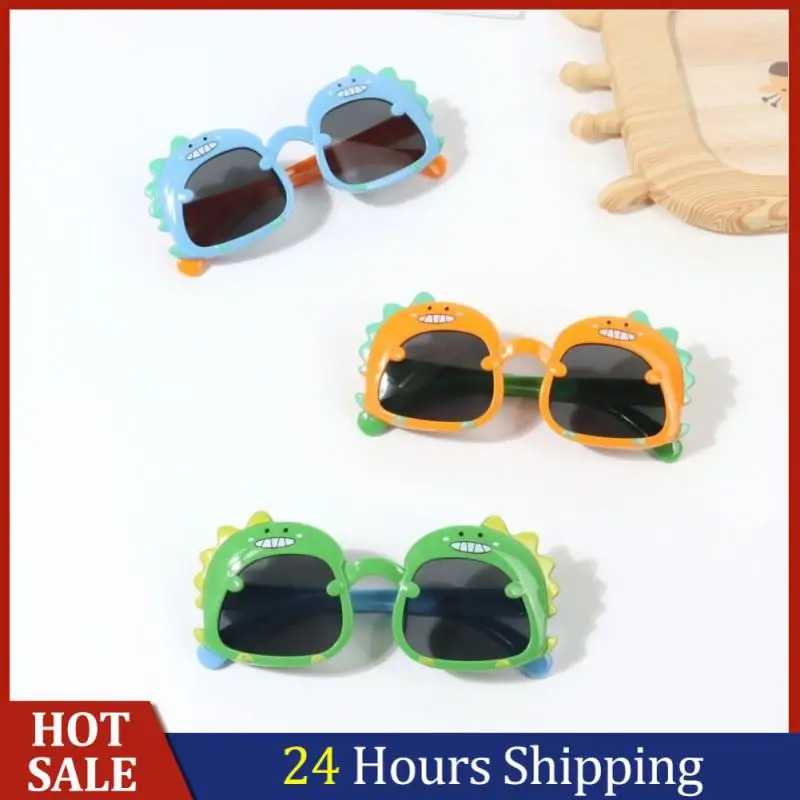 Eyeglasses Fashion Baby Sunglasses Personality Uv400 Cartoon Dinosaur Sunglasses Uv Sunscreen Glasses Funny Cartoon Sun Glasses