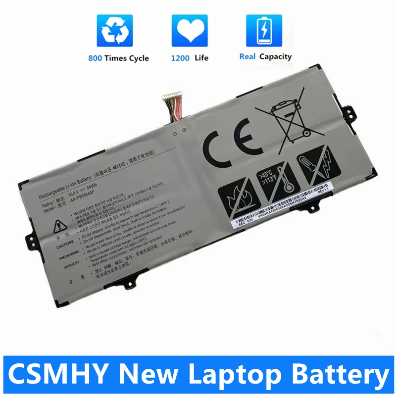 CSMHY New AA-PBSN4AF Laptop Battery For Samsung NoteBook 9 PEN NT930SBE-K38,NP930SBE-K01US,NP730XDA NP750XDA 4ICP5/43/97