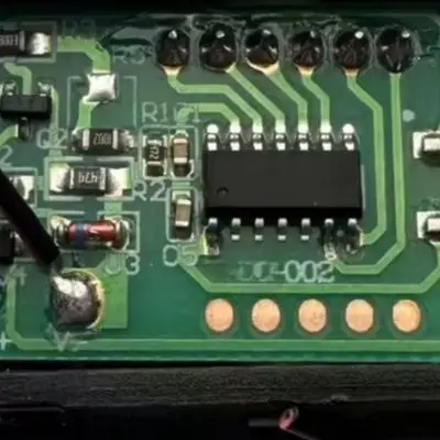 LED Digital Voltmeter Head DC 5V-120V Two Wire Input No External Power Supply Required for EV Reverse Monitoring
