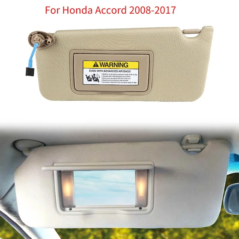 

83280TA5A51ZA бежевый Солнцезащитный козырек автомобильный солнцезащитный козырек для водителя для Honda Accord 2008 2009 2010 2011 2012-2017 автомобильные аксессуары