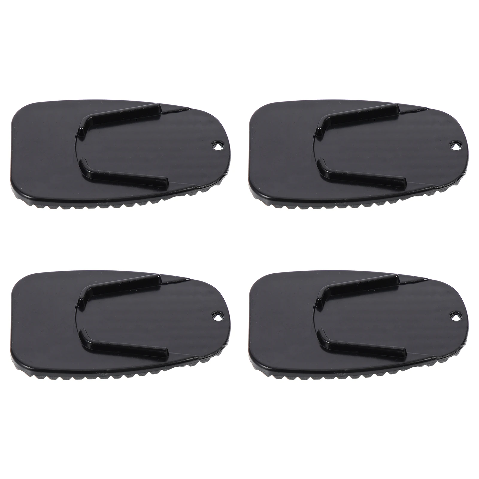 

4pcs Motorcycle Side Stand Foot Pads Kickstand Anti Scuff Support Plates Dirt Bike Parking Rack Corrosion Resistant