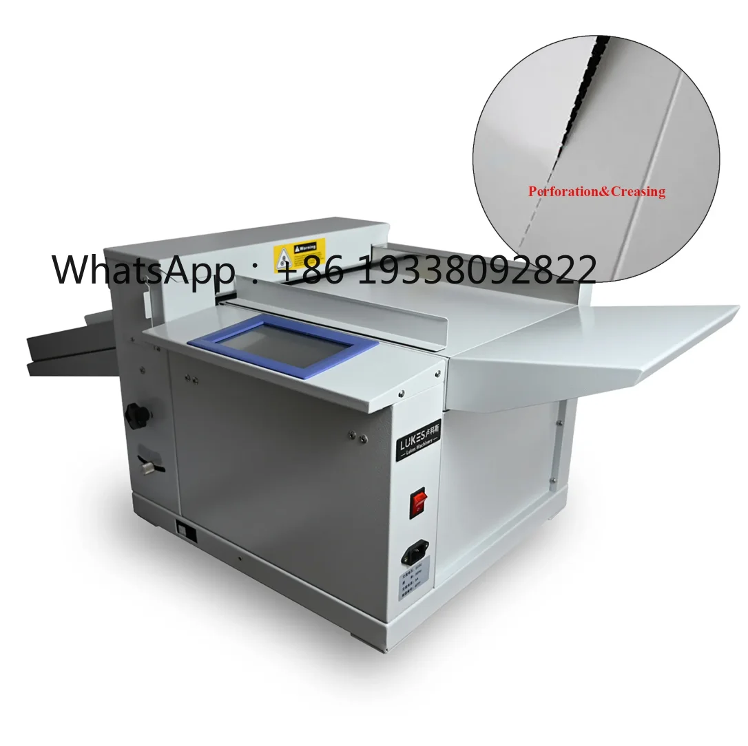 350A A3 Size Digital Control Manual Feed Paper Perforating Creasing Machines view 3
