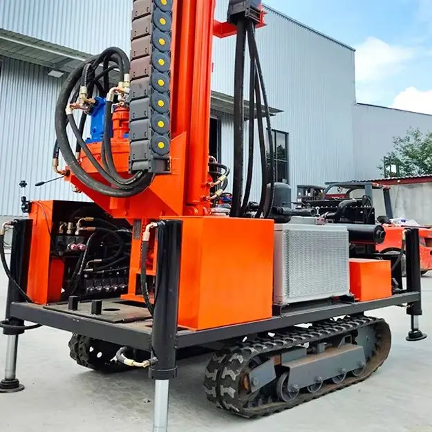 Customized Rotary Water Well Drilling Rig 200m Deep Hole Heavy Duty Hydraulic Mine-Civil Water Well Drilling Machine